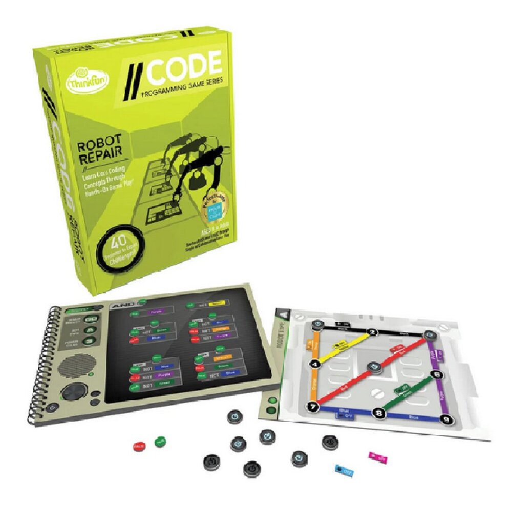 ThinkFun CODE Programming Game Series ROBOT REPAIR NIB SEALED - Picture 2 of 13